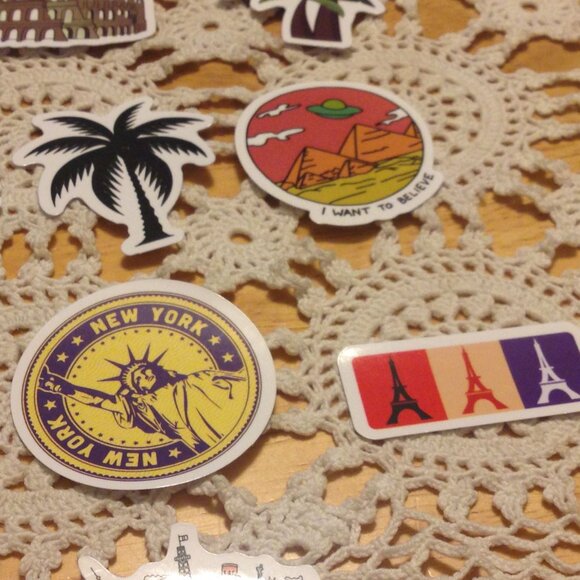 Travel Theme Cellphone Stickers Bundle - Picture 5 of 8